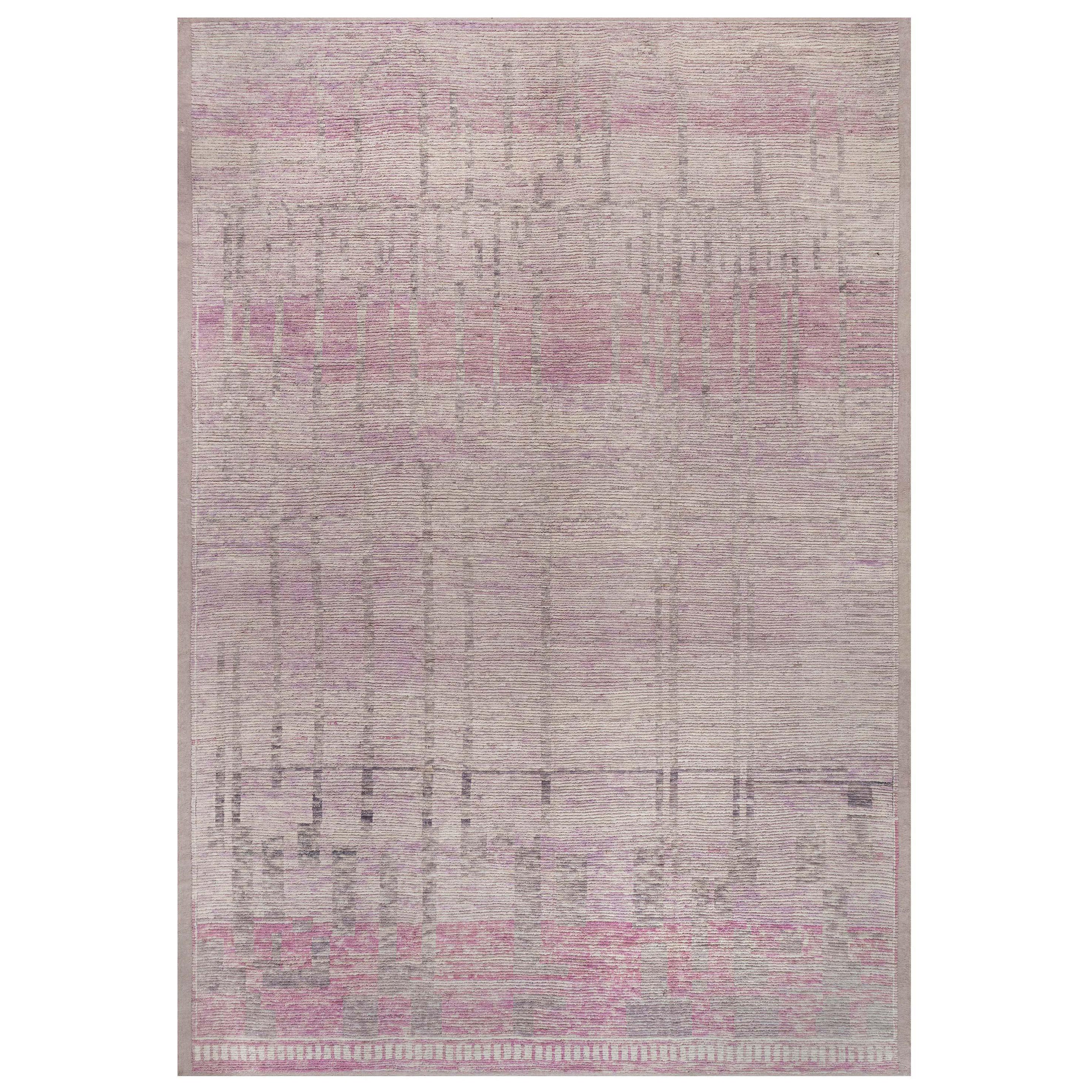 Tribal Style Moroccan Rug in Shades of Pink by Doris Leslie Blau For Sale