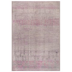 Tapis marocain de style tribal en nuances de rose par Doris Leslie Blau