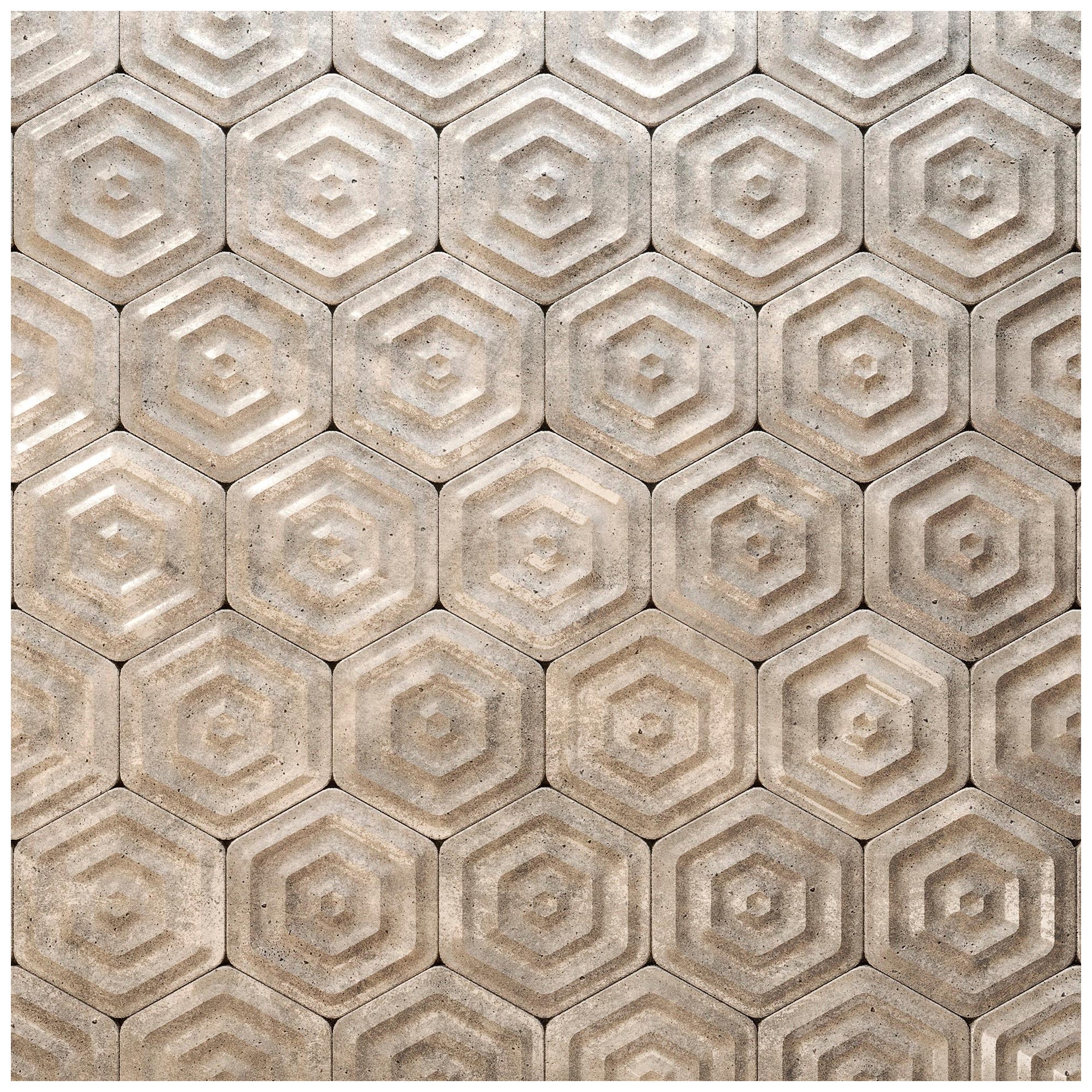 Ripple MAKHNO 3D Tile. Ceramic object For Sale