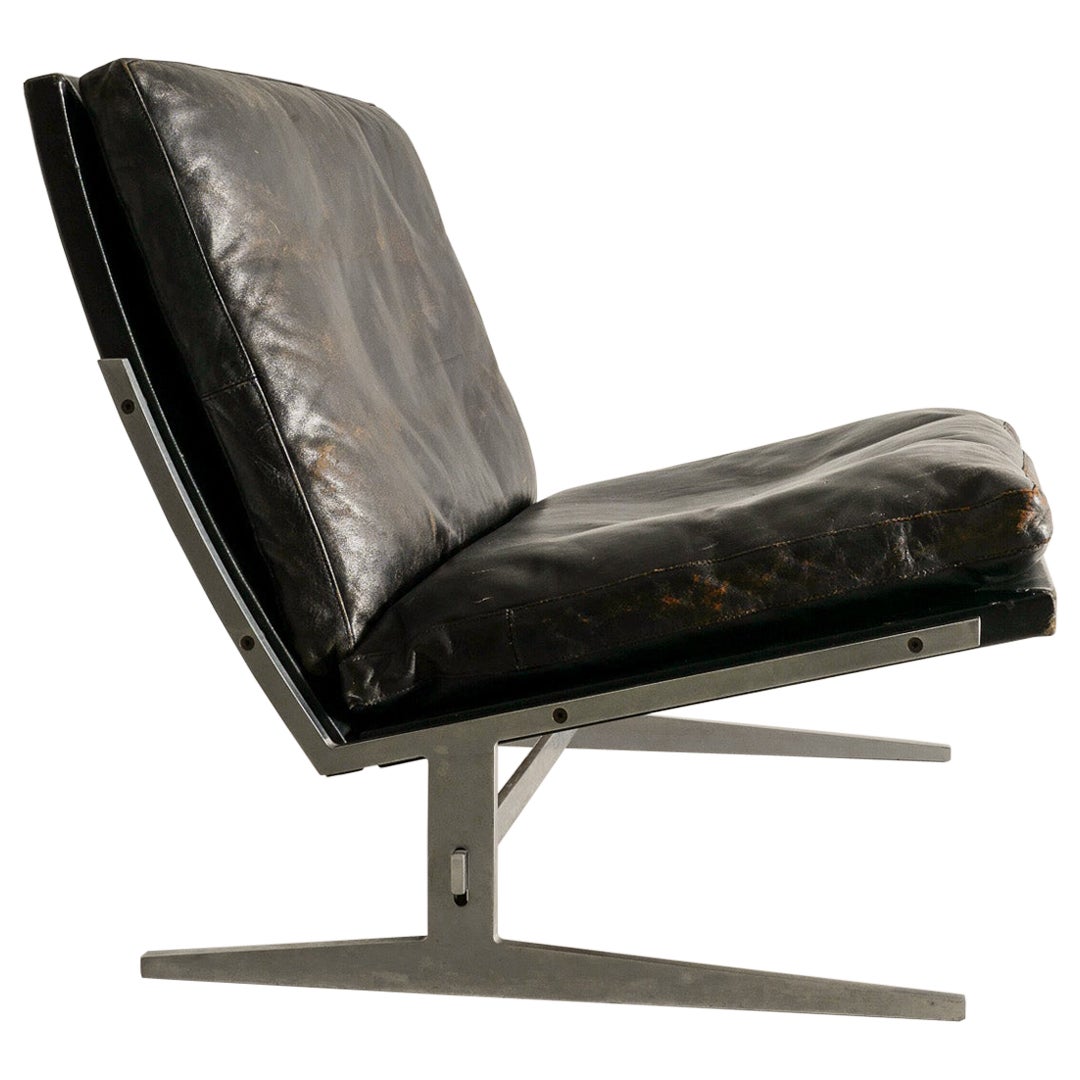 Jørgen Kastholm & Preben Fabricius Easy Chair Produced by Bo-Ex Denmark, 1960s For Sale