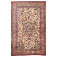 Wunderschöner großer antiker persischer Teheran-Teppich 12'6" x 19'6"