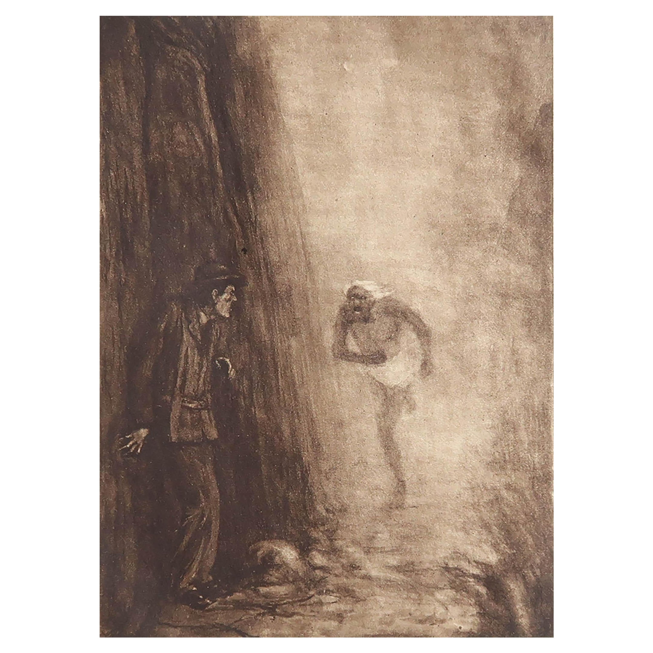 Original Limited Edition Print. Frederick S.Coburn, Tale of The Ragged Mountains For Sale