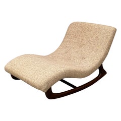 Circa 1960s Adrian Pearsall Rocking Wave Chaise Lounge #2 