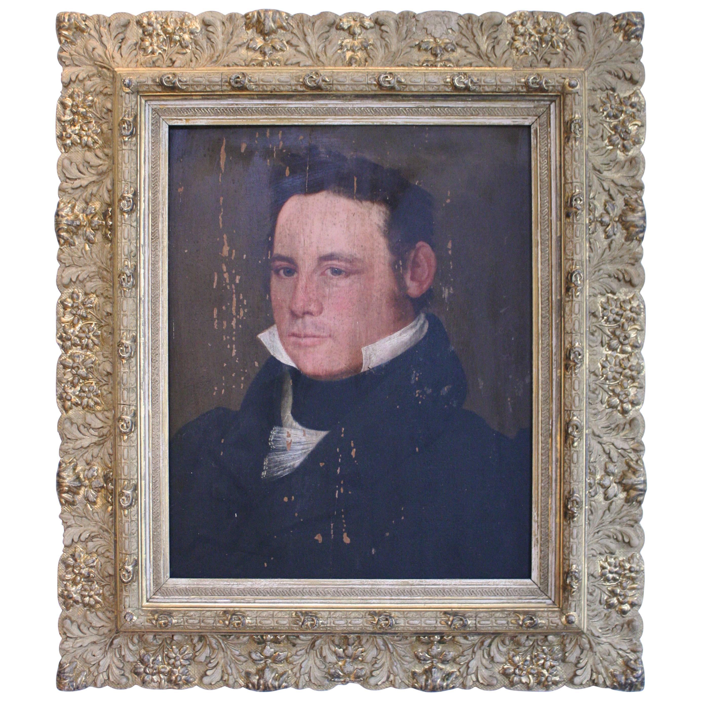19th Century American Portrait For Sale