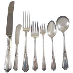D'Orleans by Towle Sterling Silver Flatware Set Service 75 Pieces Dinner Size
