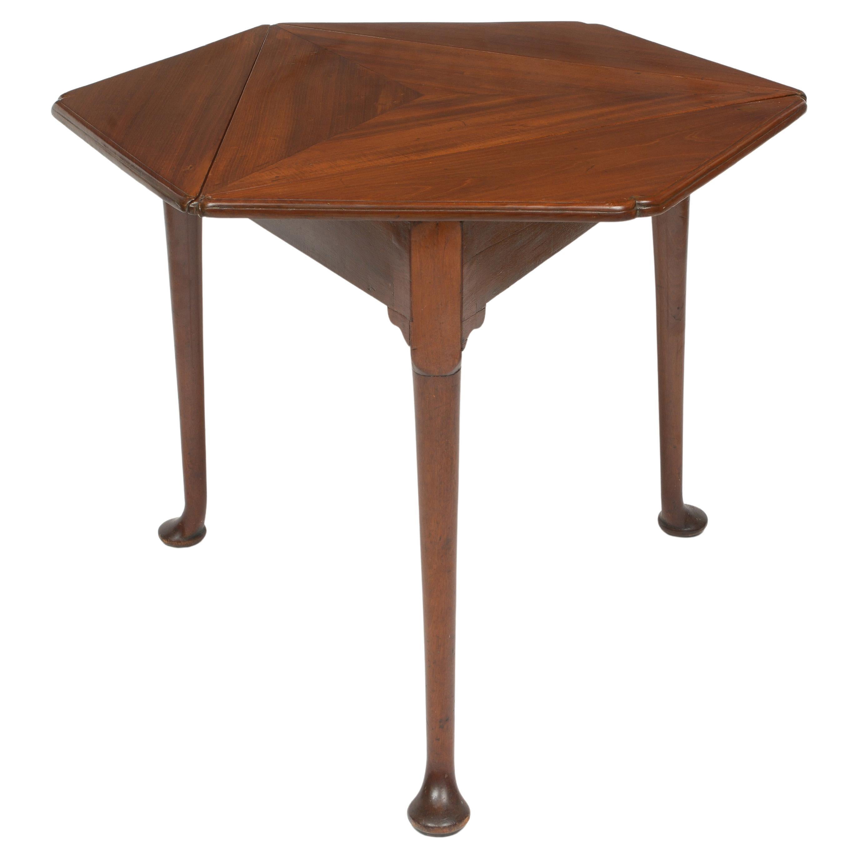 Early 18th Century Mahogany Envelope Table For Sale