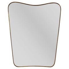 Retro Italian Brass Mirror