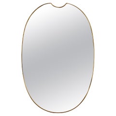 Retro Italian Brass Mirror