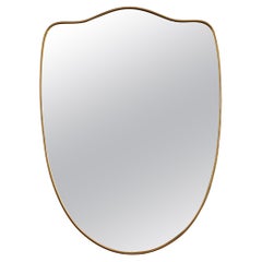 Retro Italian Brass Mirror