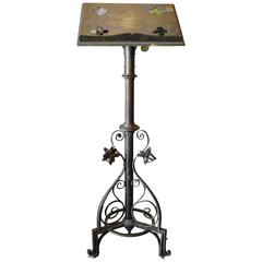 Vintage Jones & Willis Brass Religious Lectern or Music Stand