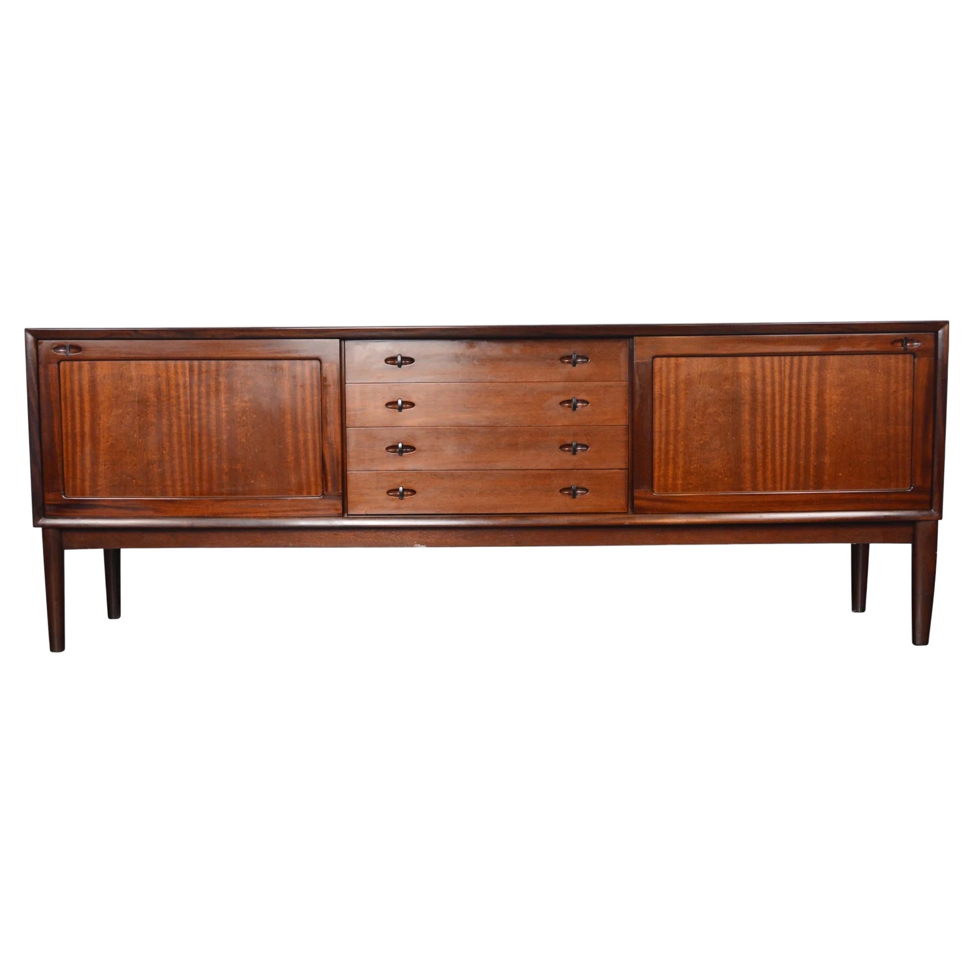 Large H.w. Klein Credenza In Mahogany For Sale