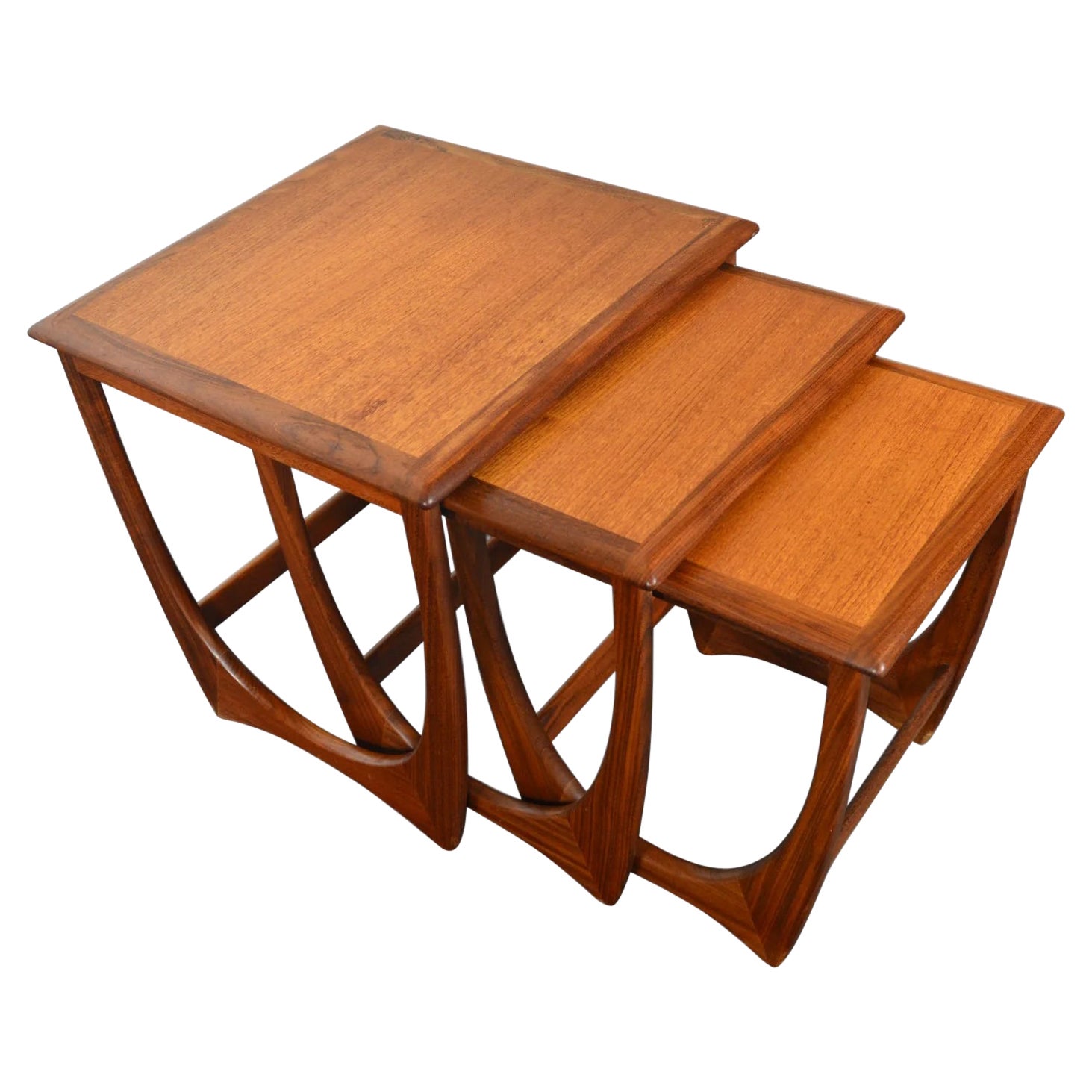 Set Of G Plan Astro Nesting Tables In Teak #2 For Sale