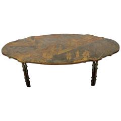 Vintage "Chan Boucher" Coffee Table by Philip & Kelvin LaVerne