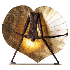 21st Century Unique Sculptural Table Lamp Écoute Ton Coeur by Fantôme