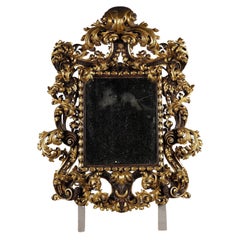 Antique Vary large Roman Baroque Mirror frame