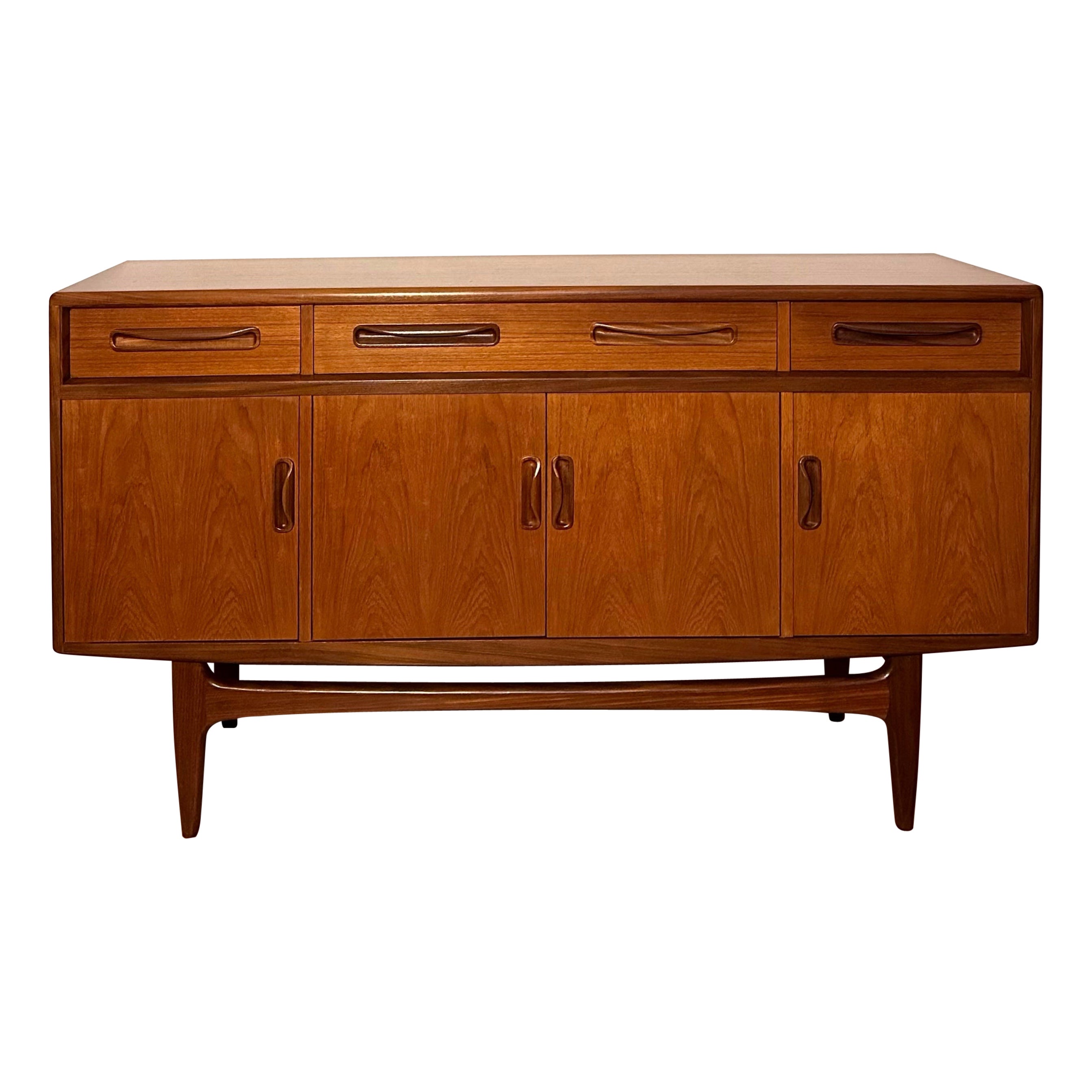 Mid Century 1960s G Plan Fresco by Victor Wilkins Teak Sideboard For Sale