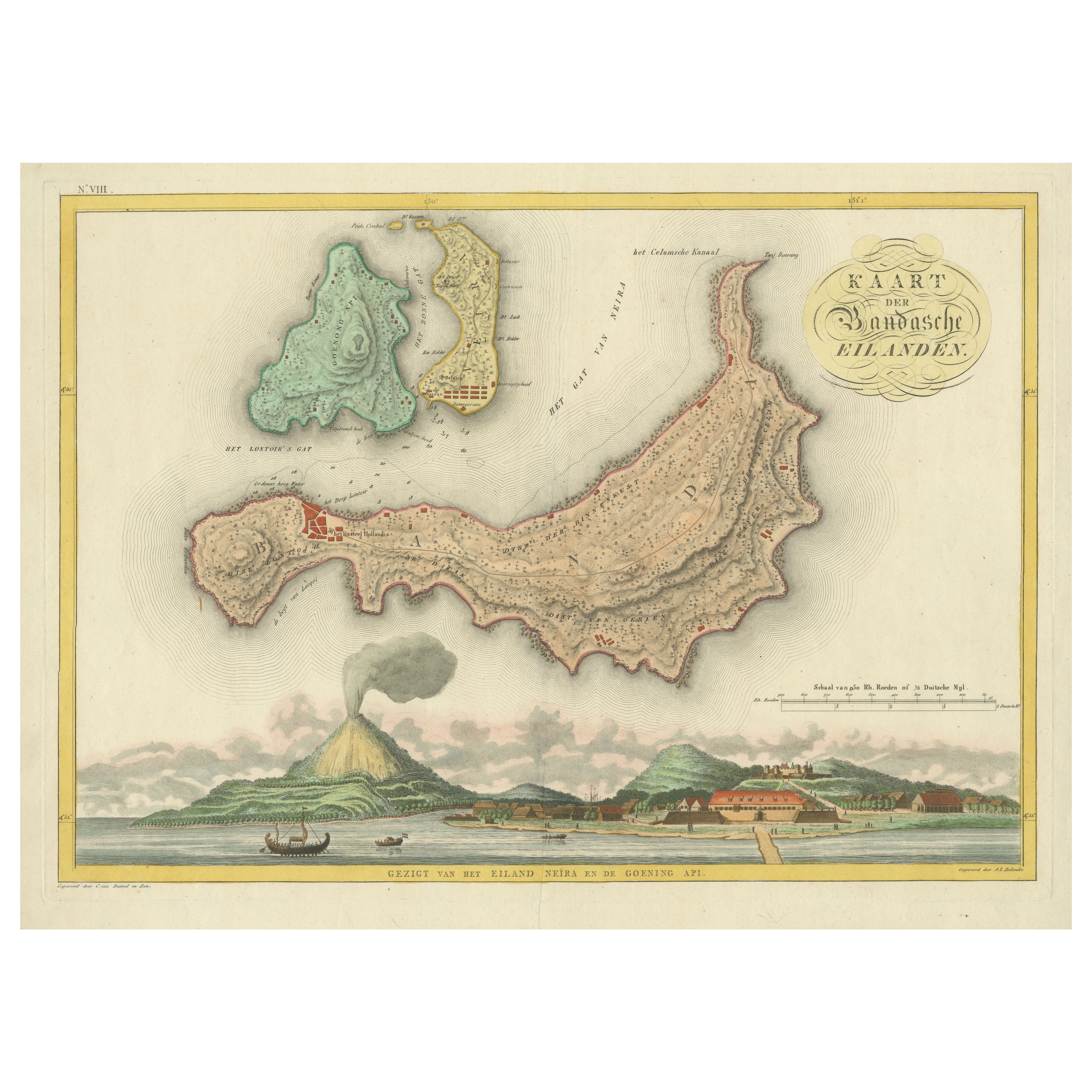 Colonial Cartography: The Banda Islands - the Epicenter of the Spice Trade, 1818