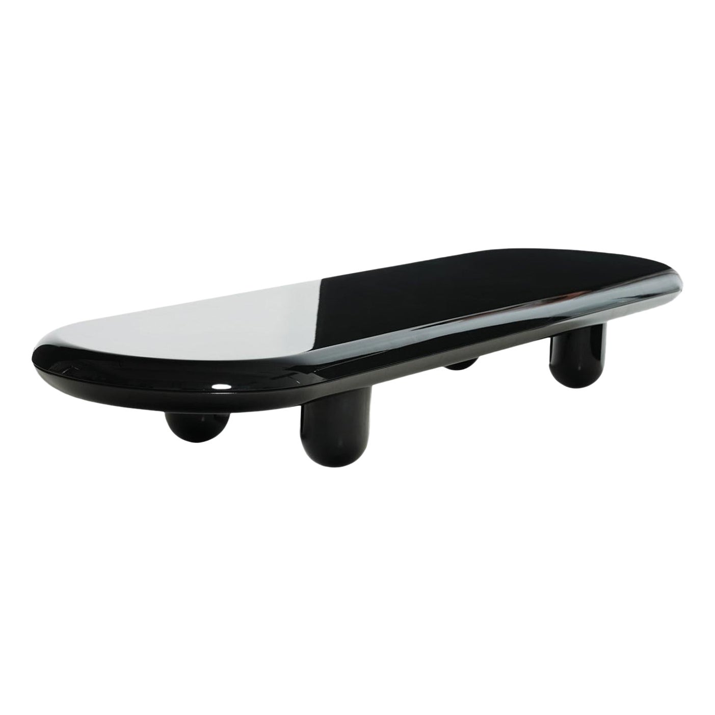 Contemporary Coffee Table 'Explorer' by Jaime Hayon, Black, 234 cm For Sale