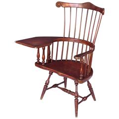 Antique Large American Windsor Desk Chair