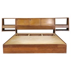 Retro Mid-Century Platform Bed