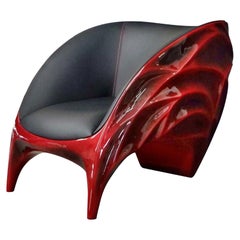 New Design Sessel in AMS Leder