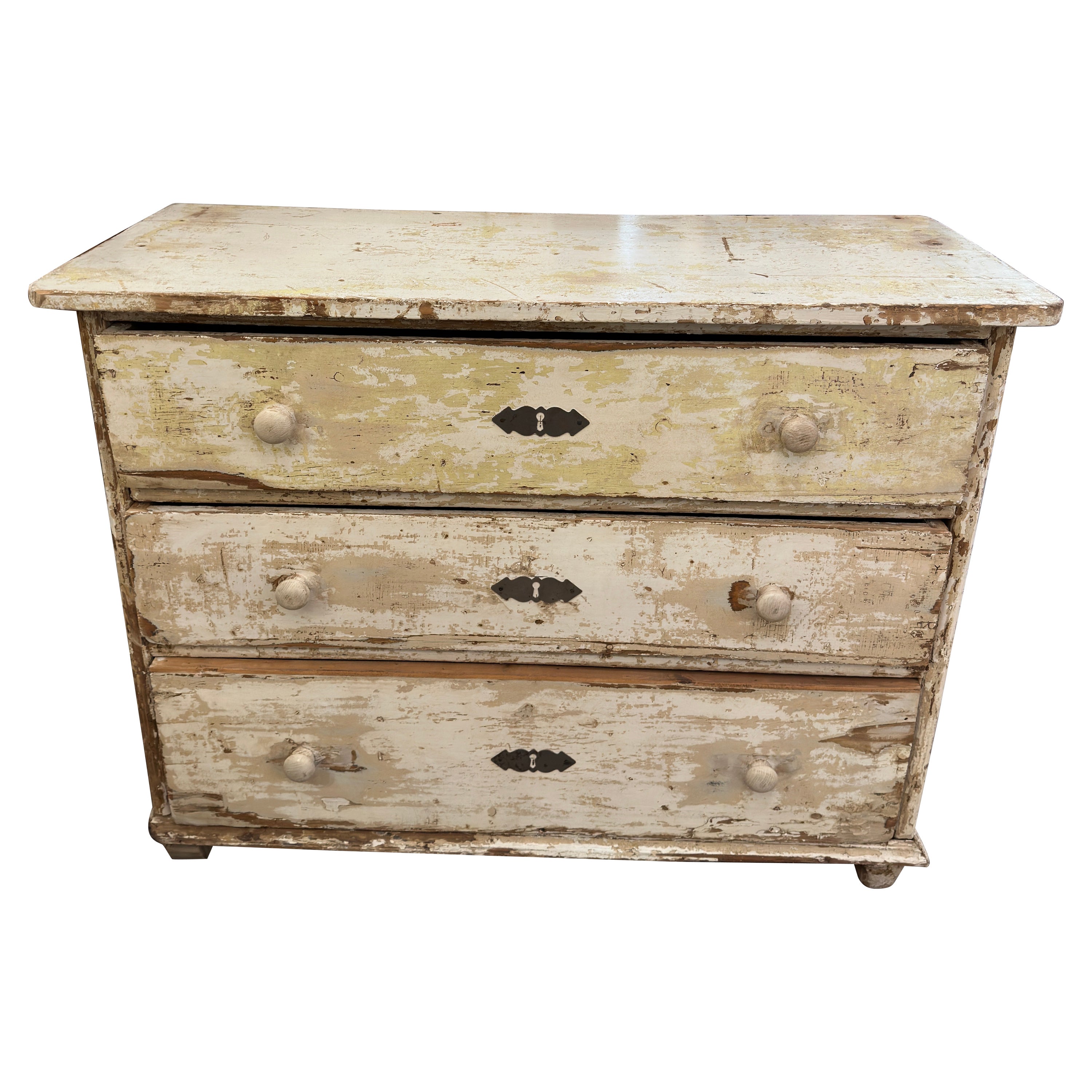 19th Century Swedish Painted Chest of Drawers For Sale