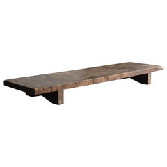 Table basse japonaise en bois ancien/début du 20e siècle/table de canapé/établi ancien