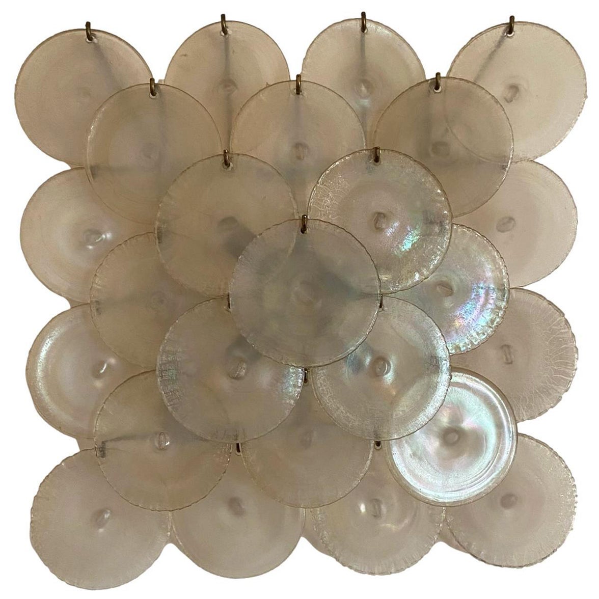 Carlo Nason per Mazzega Murano, Lampada da parete in vetro, Italia 1960