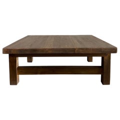 Reclaimed pine wood coffee table