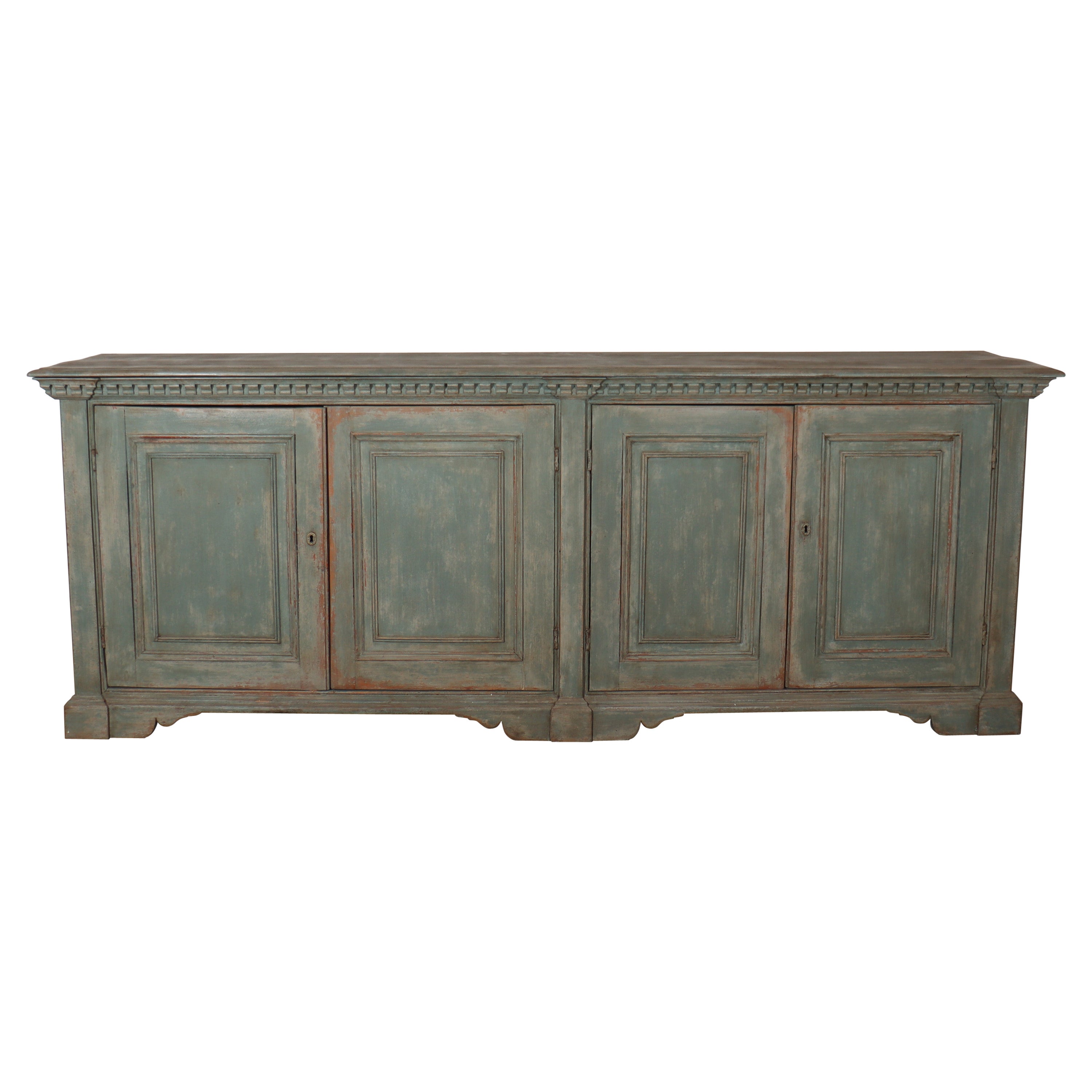 Large 19th Century Italian Painted Sideboard For Sale