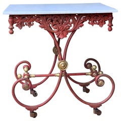 19th Century French Patisserie Table 