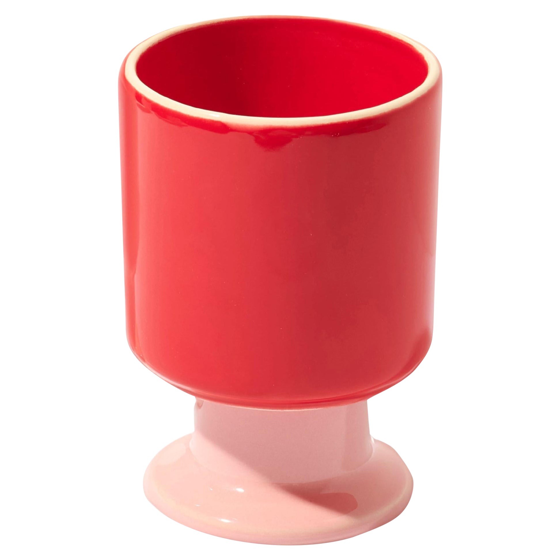 Set of 2 WIT Mug / Red by Malwina Konopacka For Sale