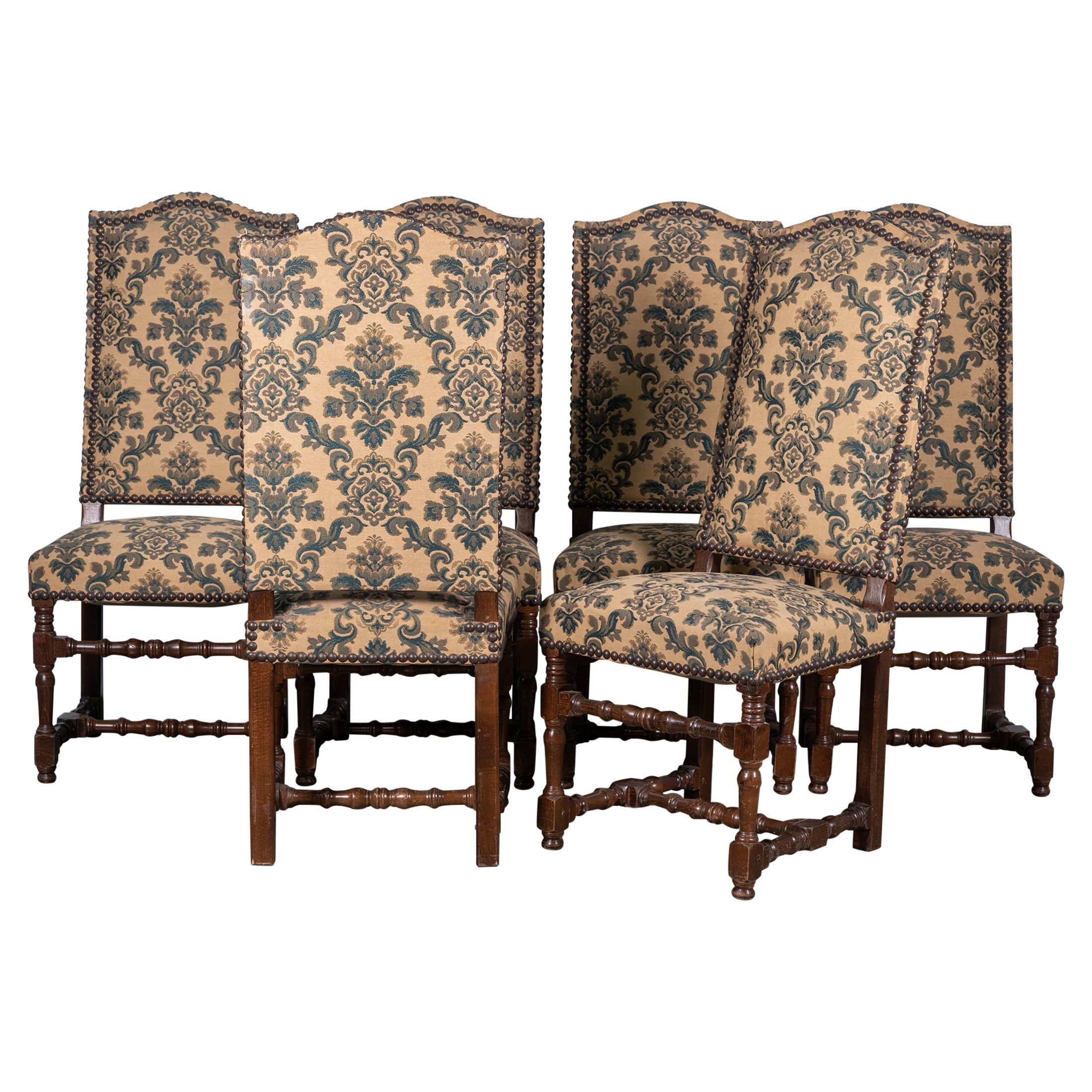Set of Six 19th Century French Dining Chairs