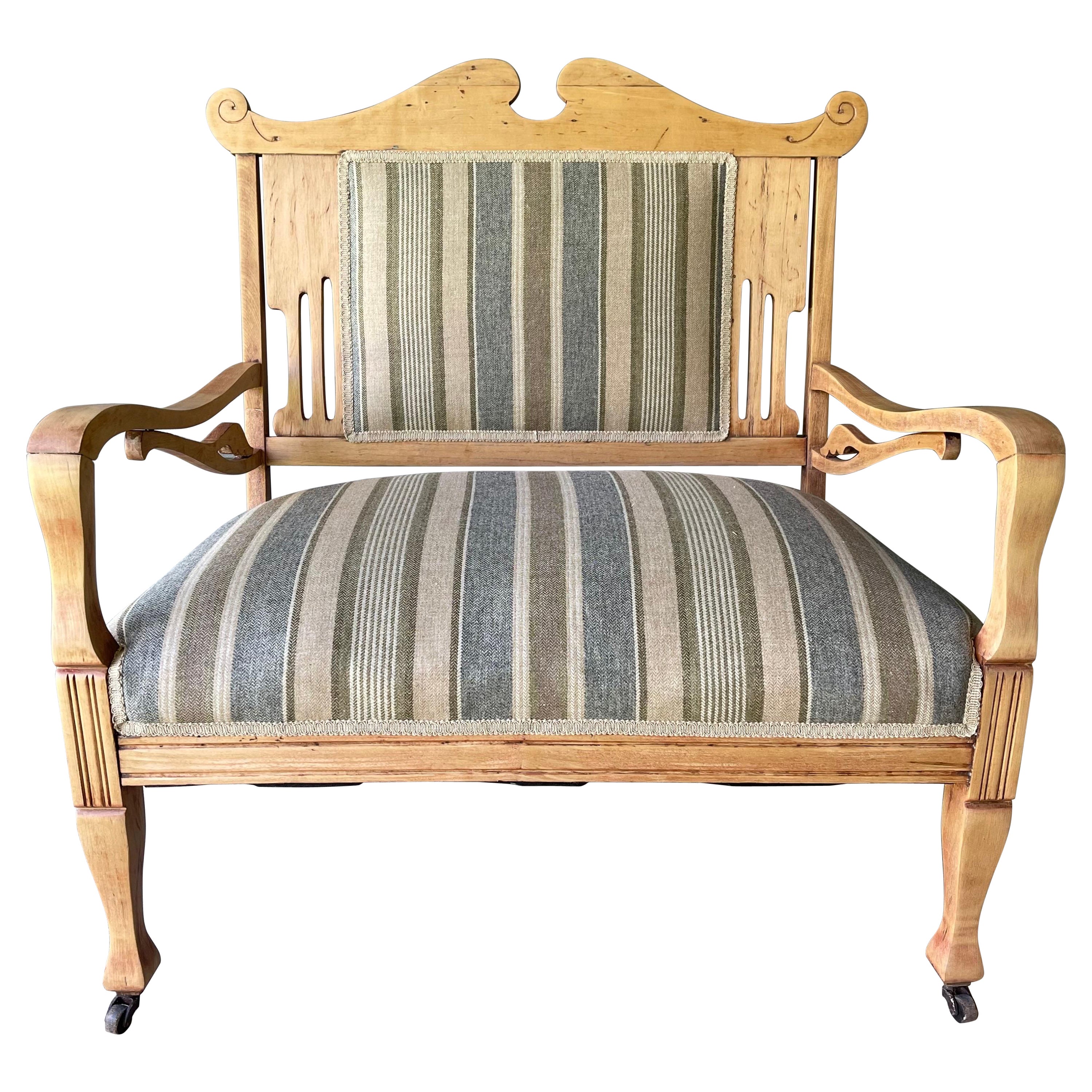 Olive Marie vintage French settee For Sale