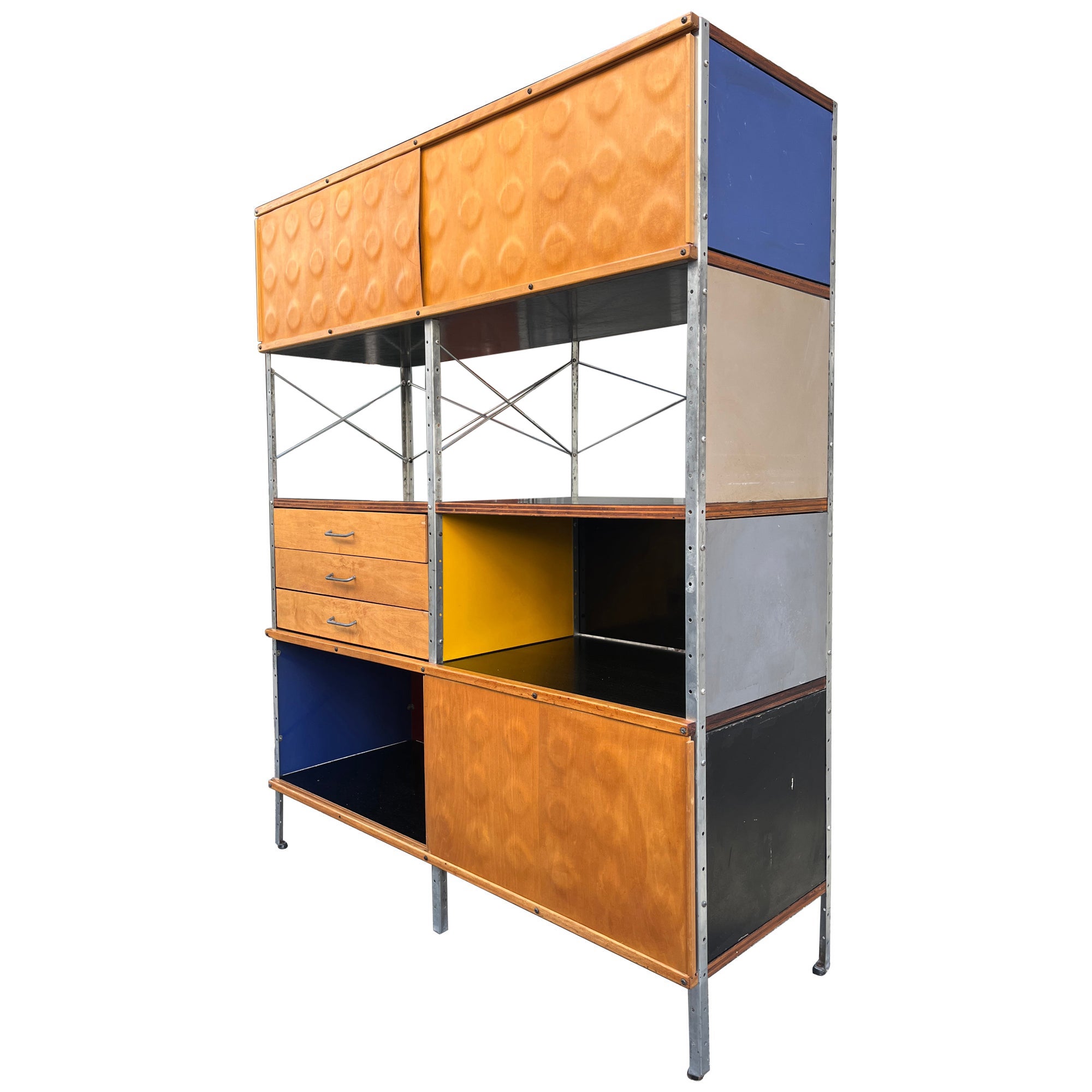 Midcentury Eames Contract Storage 'ECS' Unit at 1stDibs | eames storage ...