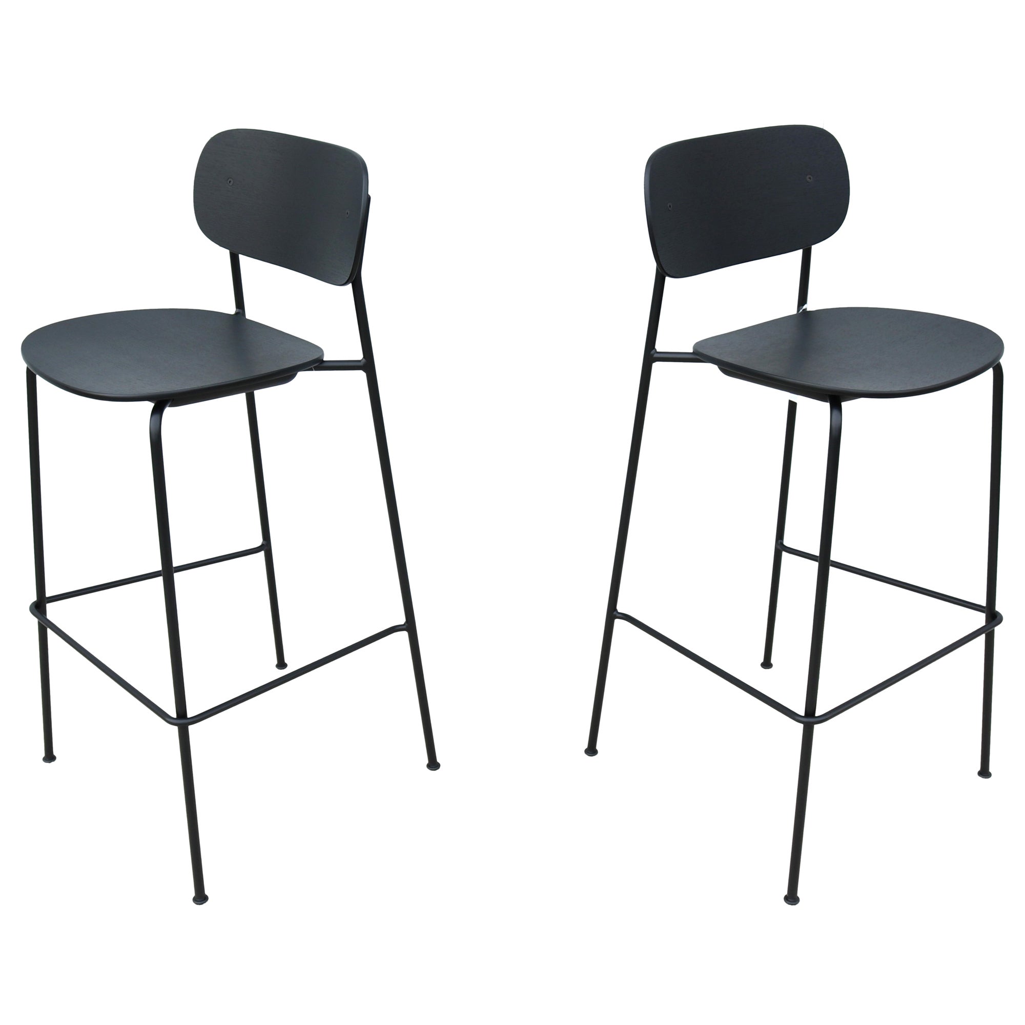 Danish Modern Norm Architects for Audo Copenhagen Co Bar Stools Brand New a Pair For Sale