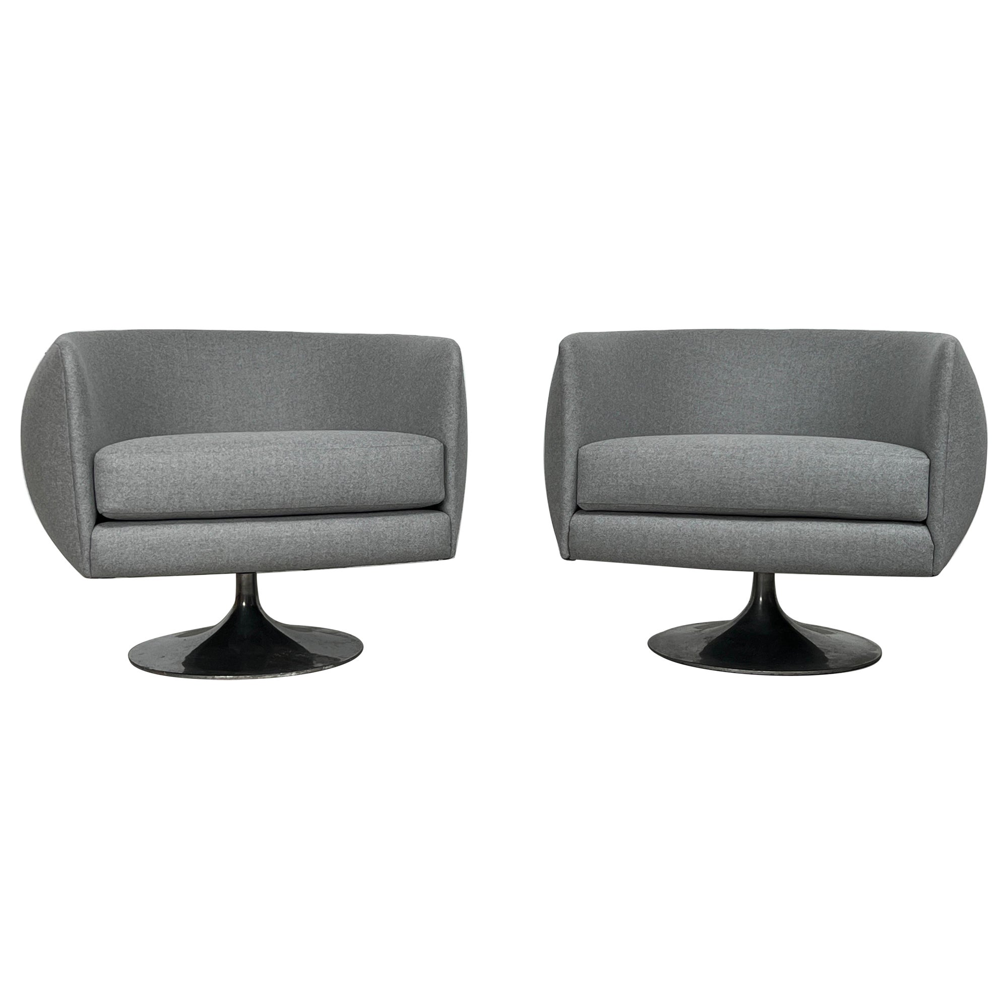 Pair of Tulip Swivel Chairs by Adrian Pearsall