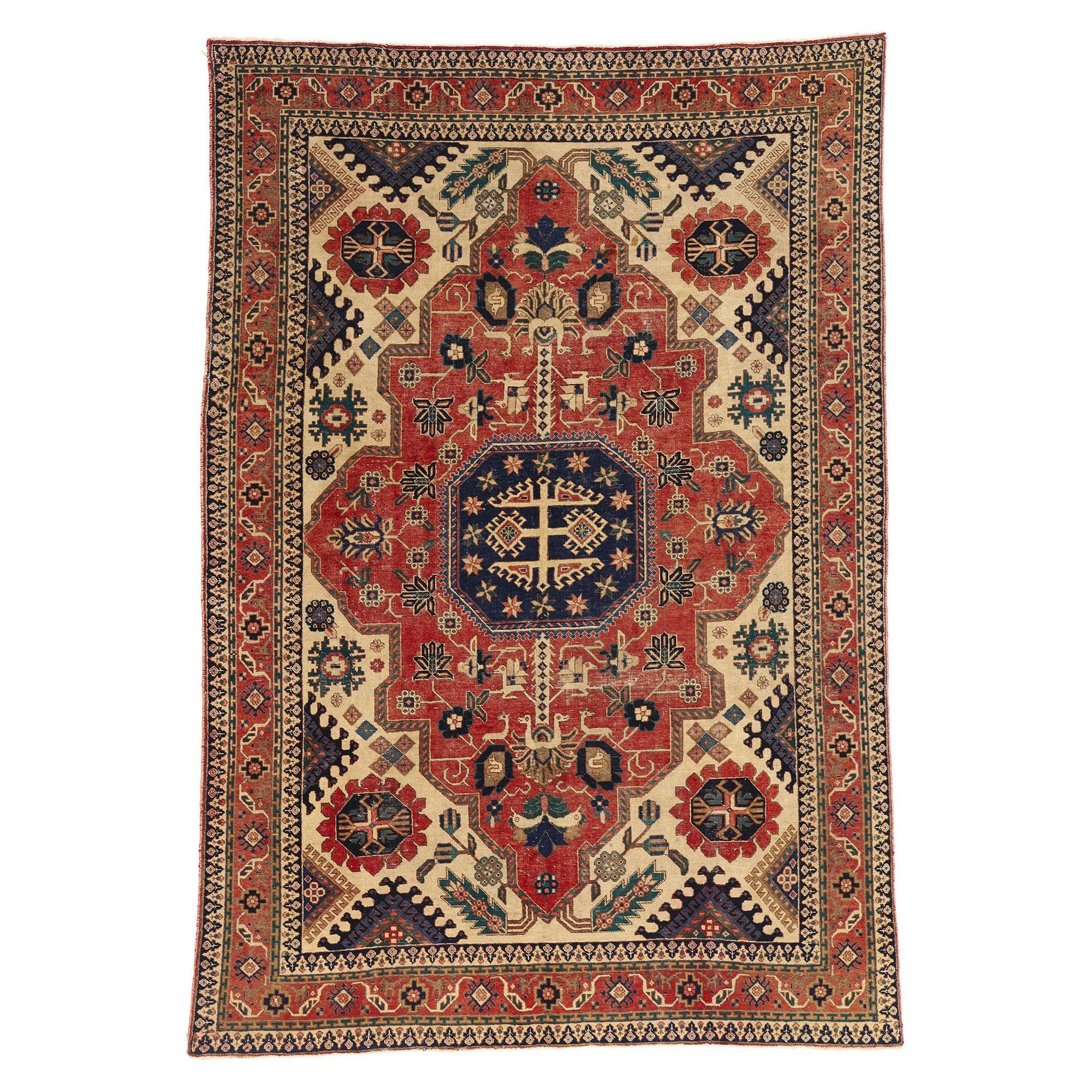 Vintage Persian Ardabil Rug For Sale