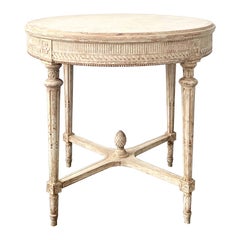 Antique Swedish Center Table, Stockholm 1860