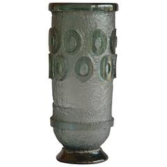 Large and Rare Daum Nancy Art Deco Acid Etched Vase, circa 1930