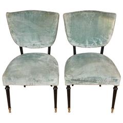 Vintage Pair of 1950s Side Chairs by Paolo Buffa