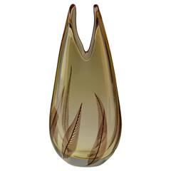 Good Archimede Seguso "A Piume" Vase, circa 1956