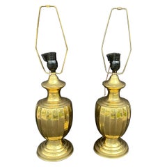 Pair of Brass Lamps in the Style of Frederick Cooper