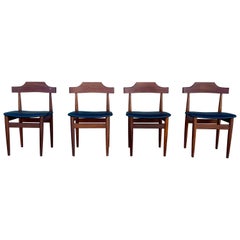 Danish Modern Teak Dining Chairs by Hans Olsen for Frem Røjle 1960s - Set of 4