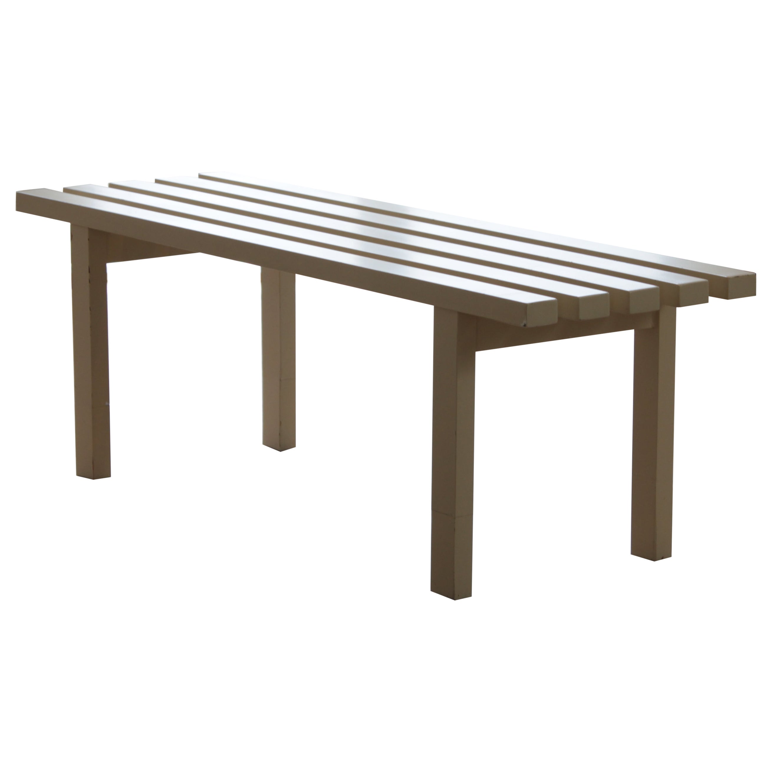 Mid 20th Century Modern Bench attributed to Martin Visser for 't Spectrum, 1960s For Sale