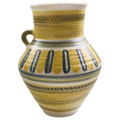 Rare Midcentury Art Pottery Studio Vase by Marcel Guillot, France 1950's