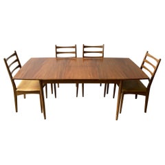 1960’s mid century dining table and chair set by Grieves & Thomas