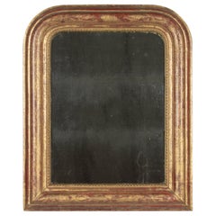 Miroir doré français Louis Philippe du 19ème siècle