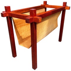 Danish Teak Magazine Holder by T. Skjøde Knudsen for Skjode Skjern, circa 1965