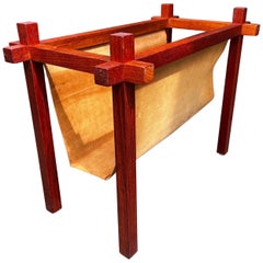 Danish Teak Magazine Holder by T. Skjøde Knudsen for Skjode Skjern, circa 1965